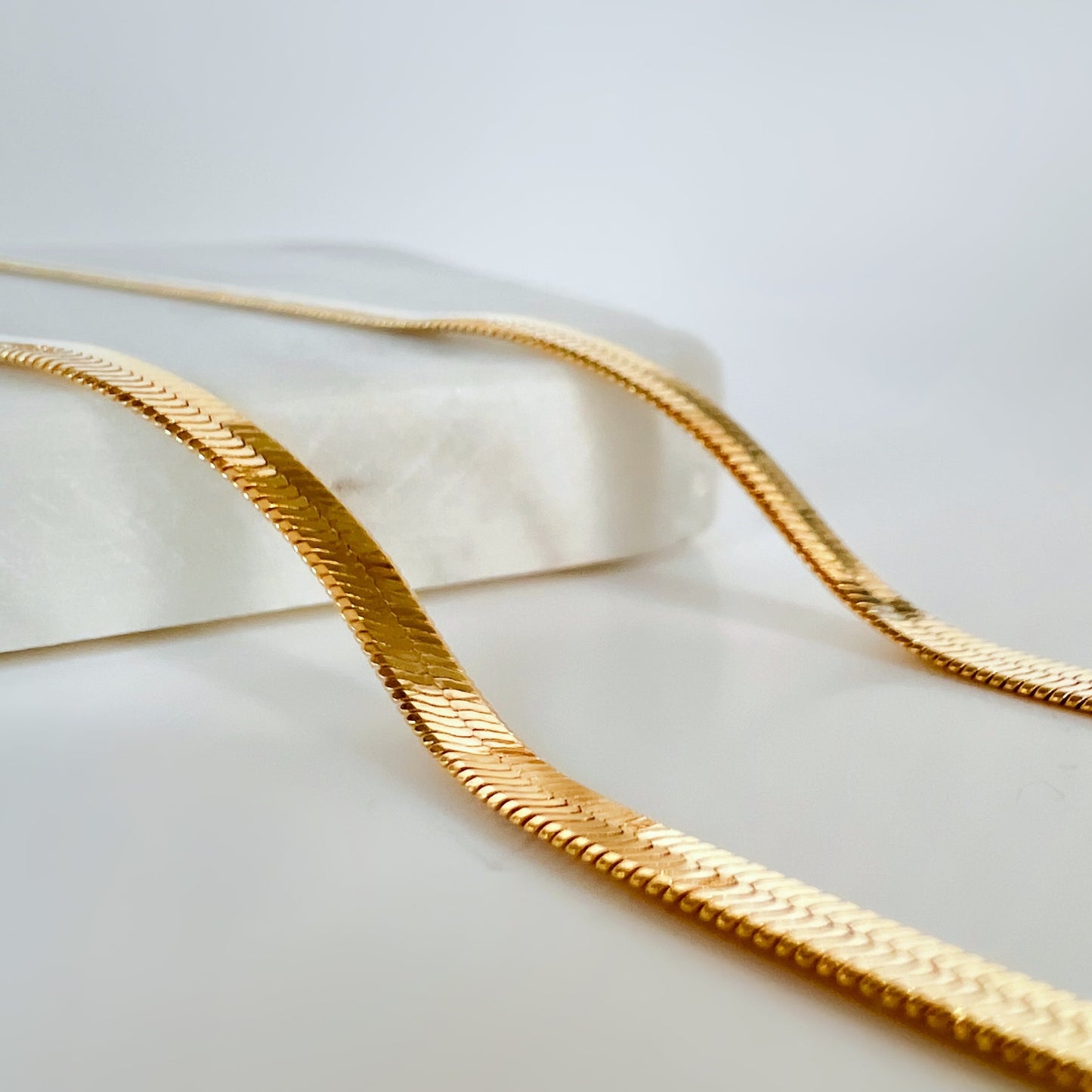 Herringbone Necklace - 4mm