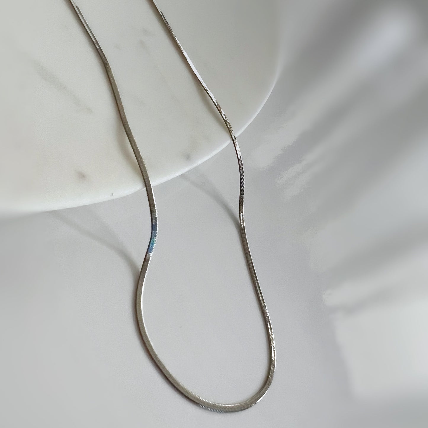 Herringbone Necklace - 2mm