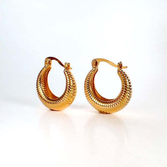 Bold Croissant Hoops
