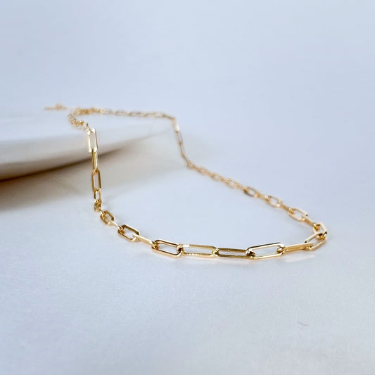 Paperclip Chain Necklace - 2mm
