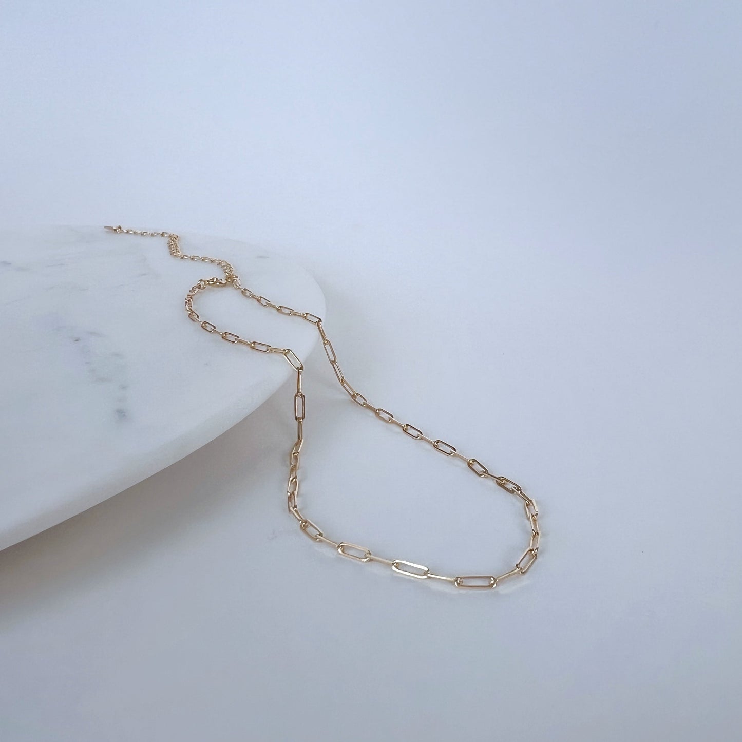 Paperclip Chain Necklace - 2mm